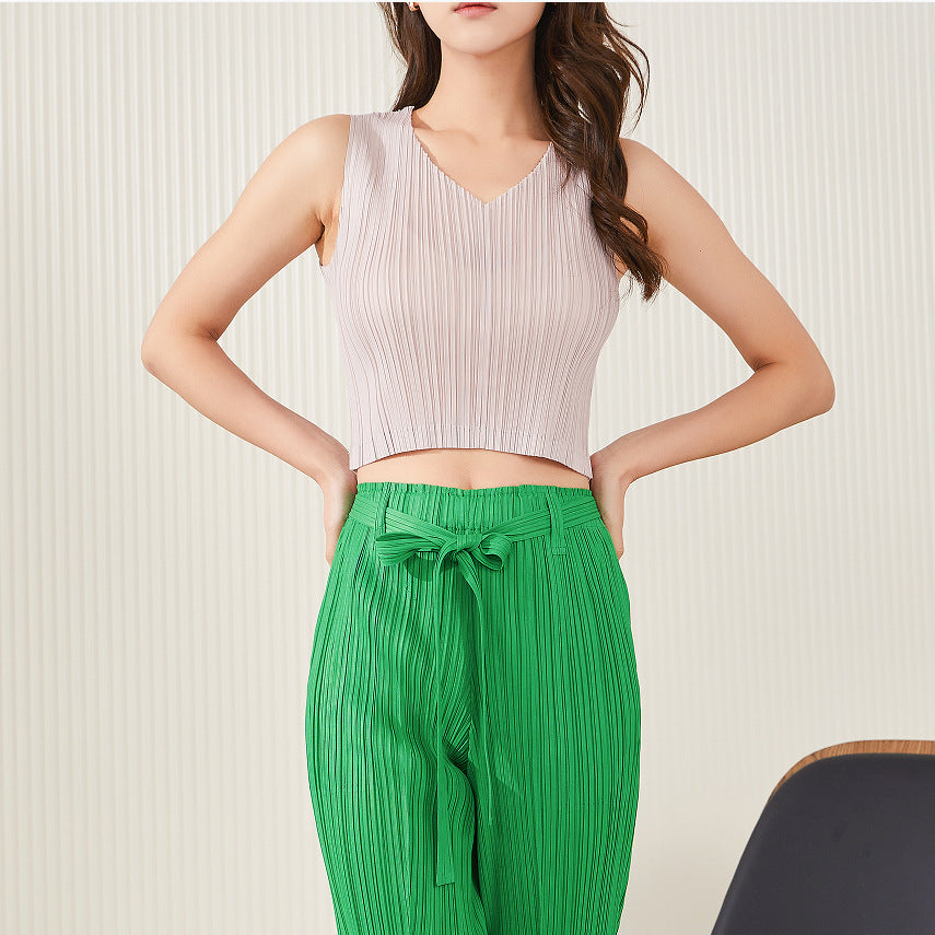 スタイリッシュ 気質溢れる♪ デイリー 合わせやすい Tシャツベスト