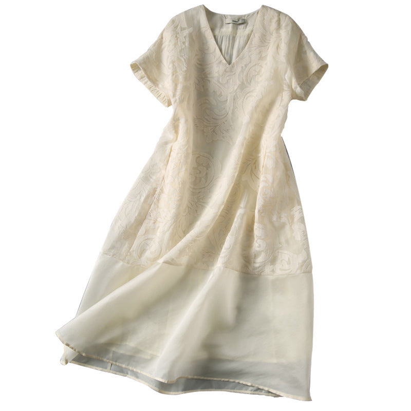 気質溢れる♪ スウィートロングワンピース